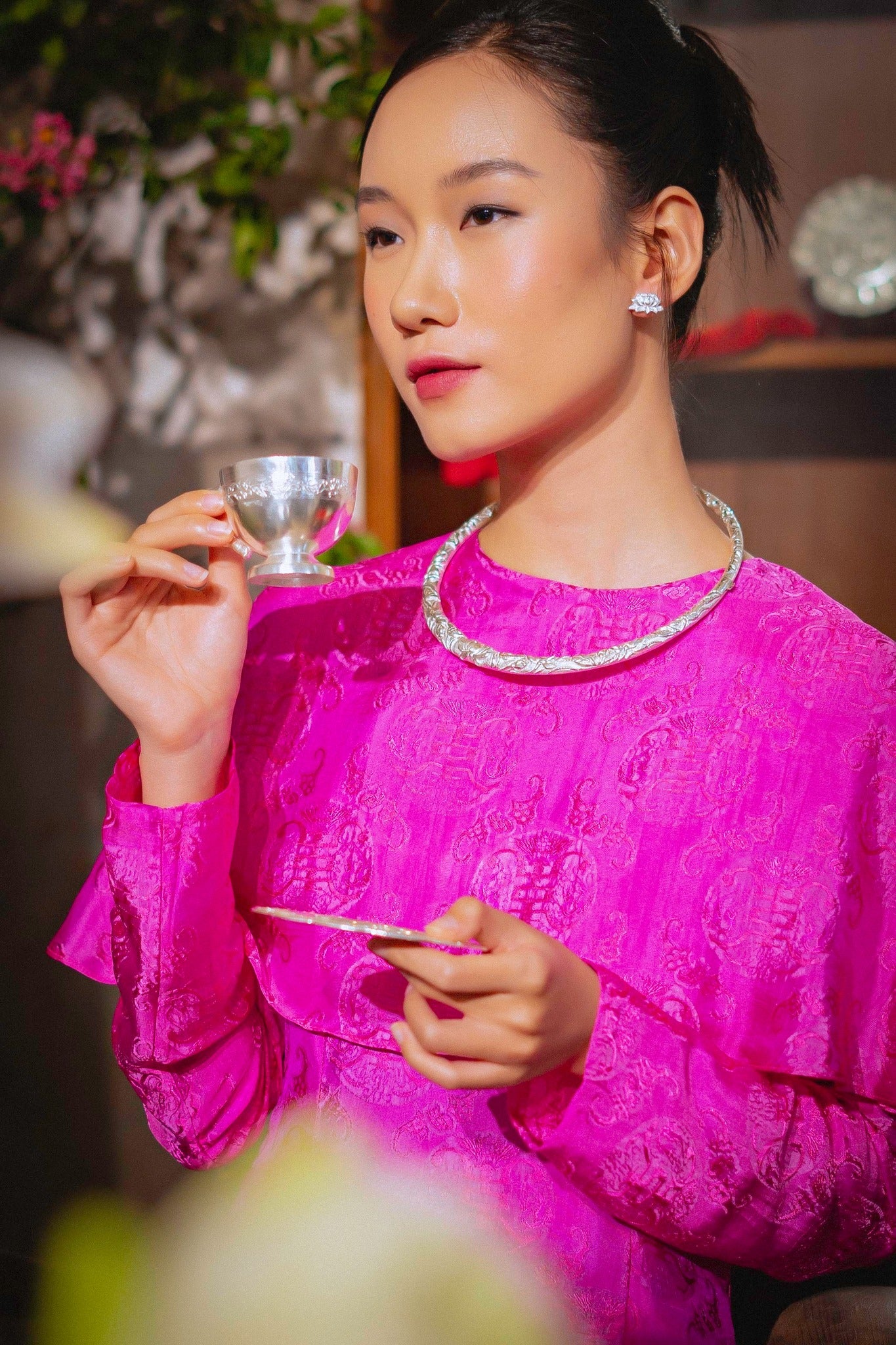 "Bich Lien" Earrings – The Eternal Lotus