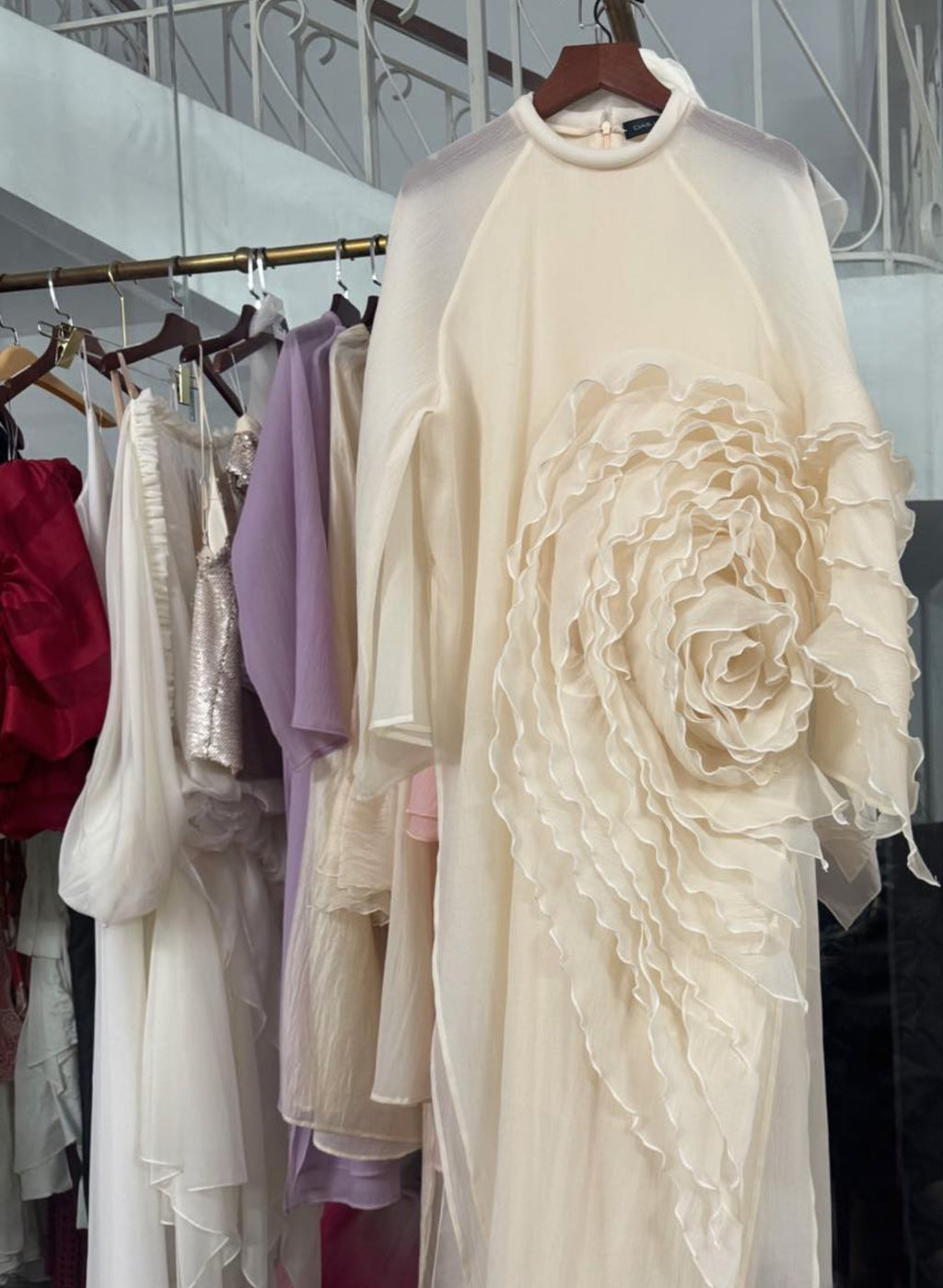 "Golden Splendor" - Limited Edition Chiffon Silk Ao Dai Set