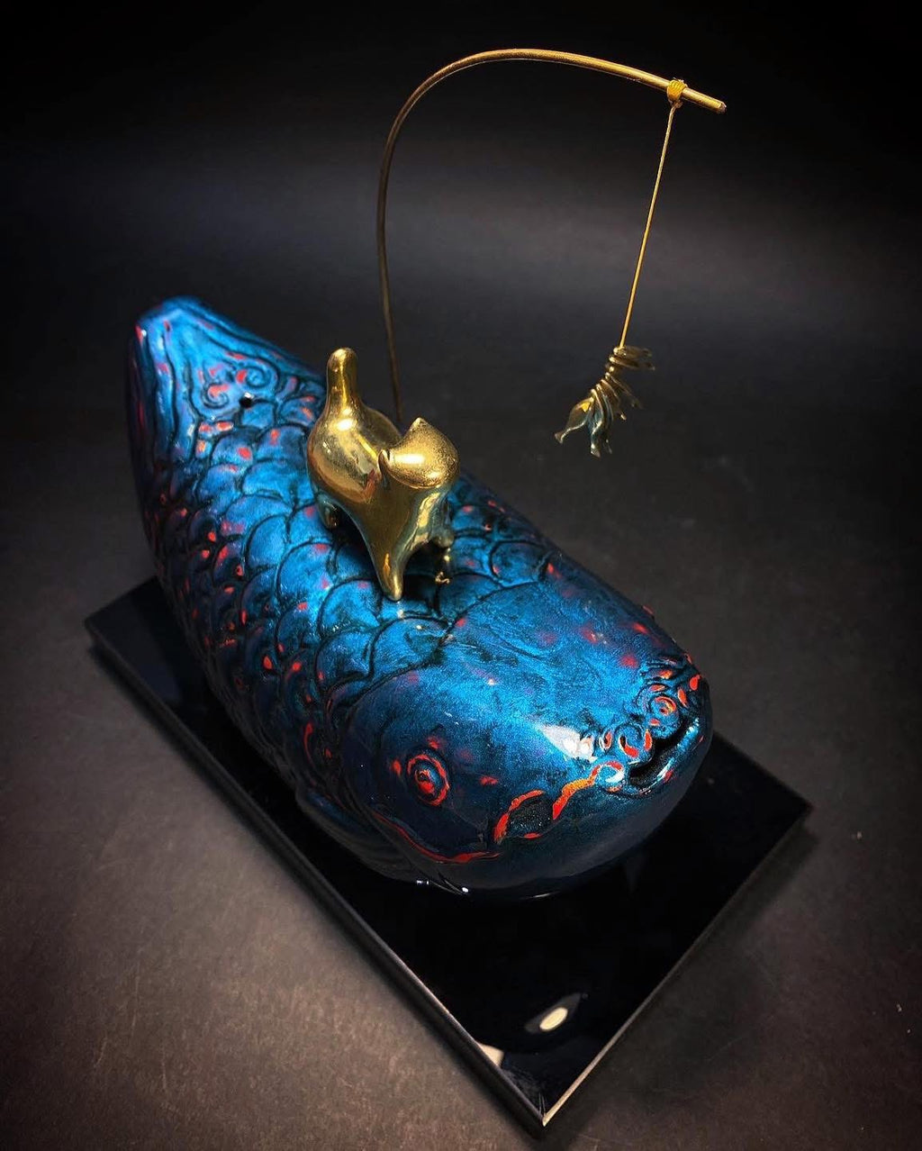 Feng Shui Lacquer Arowana