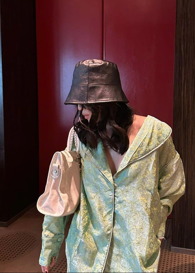 “Pyjama” Set – Modern Wormsilk in Capri Lemon