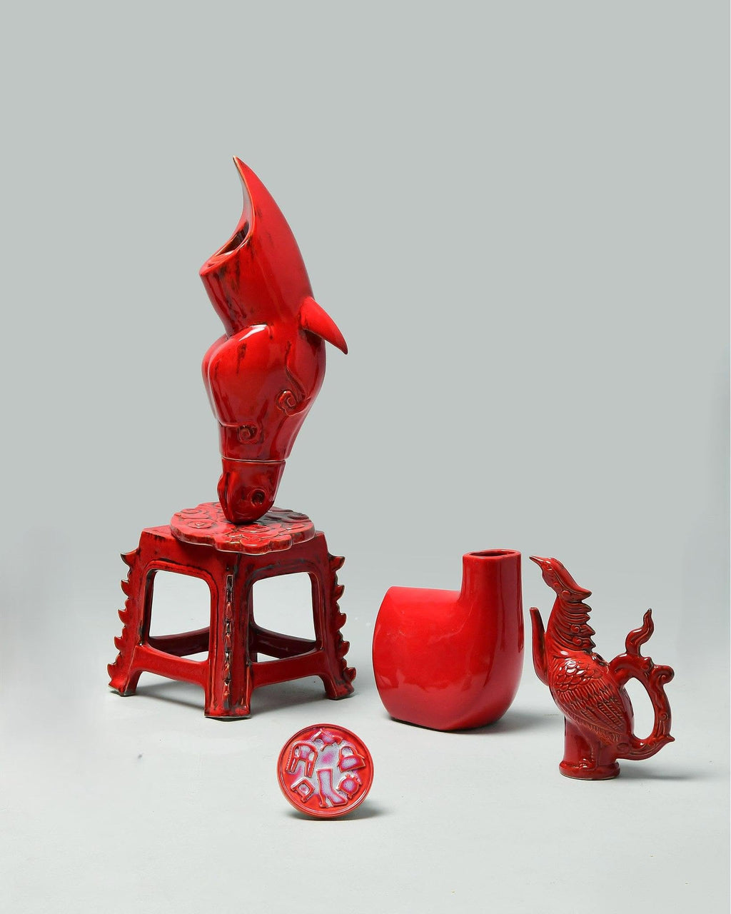 “Nga Nga” – Sculptural Bát Tràng Ceramic Vase