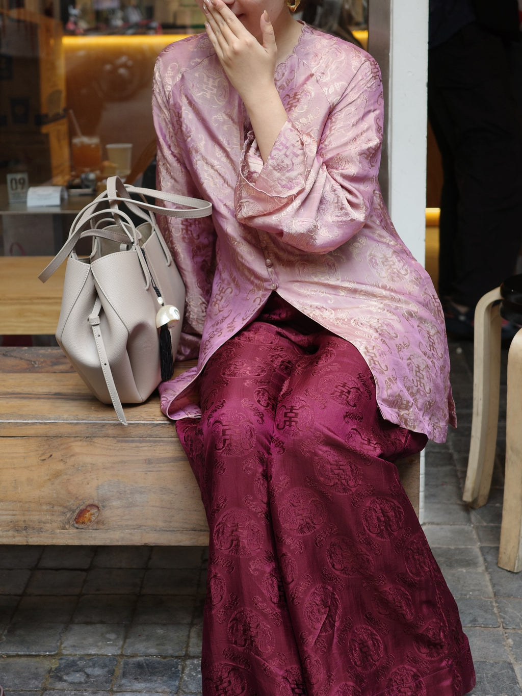 “Blush Harmony” – Wormsilk Modern Ba Ba Set in Rose Mist