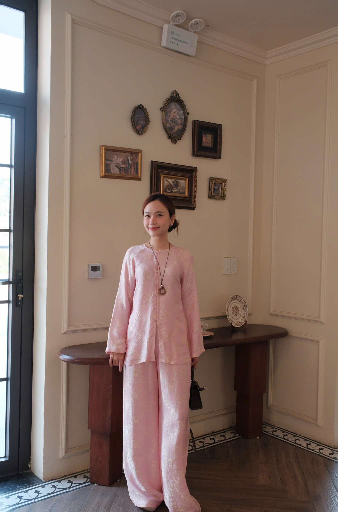 "AN" Ao-Ba-Ba set - Wormsilk in Peony Mist