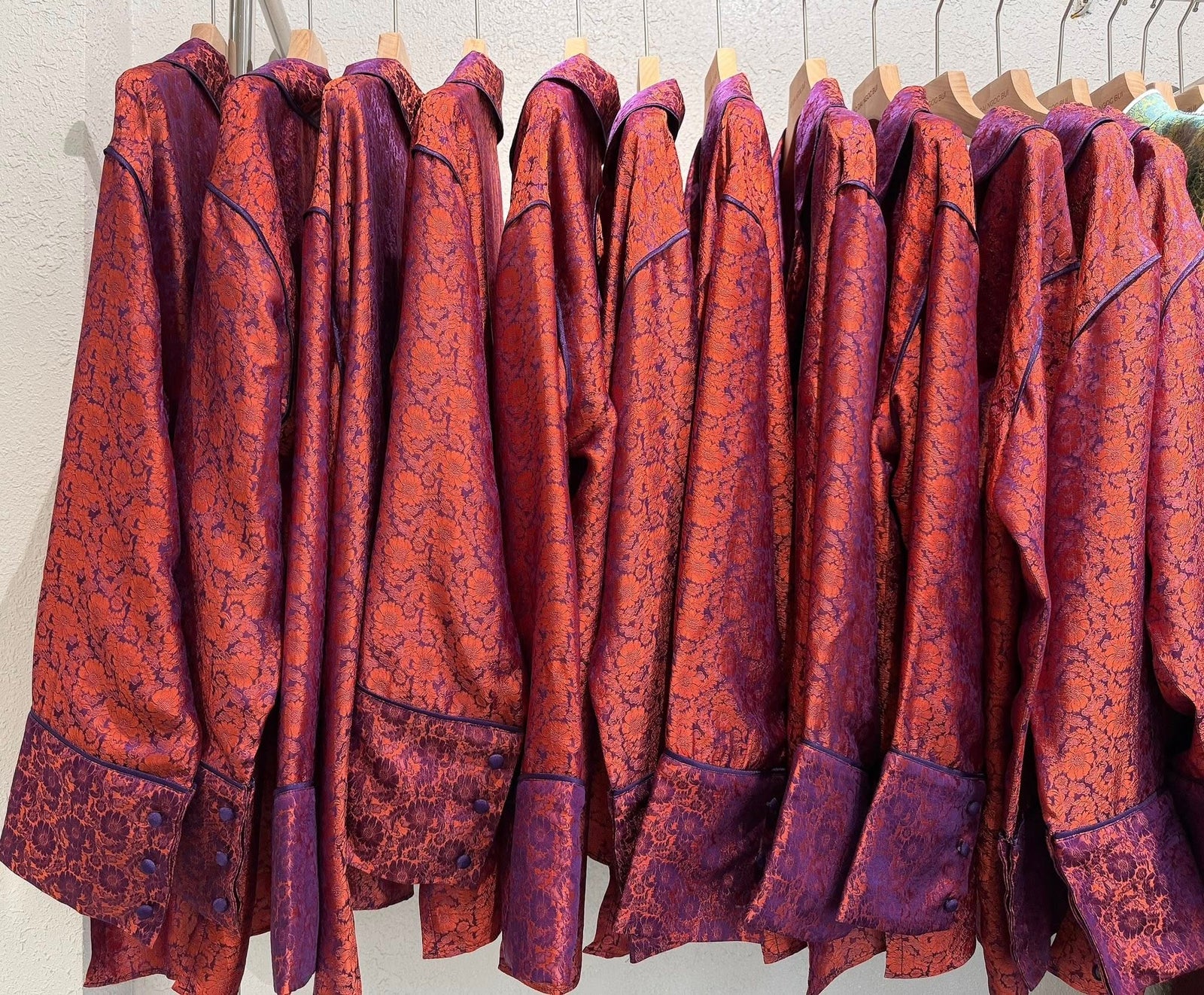 “Rosewood Dusk” – Wormsilk Modern Pajama Set in Burnished Rosewood