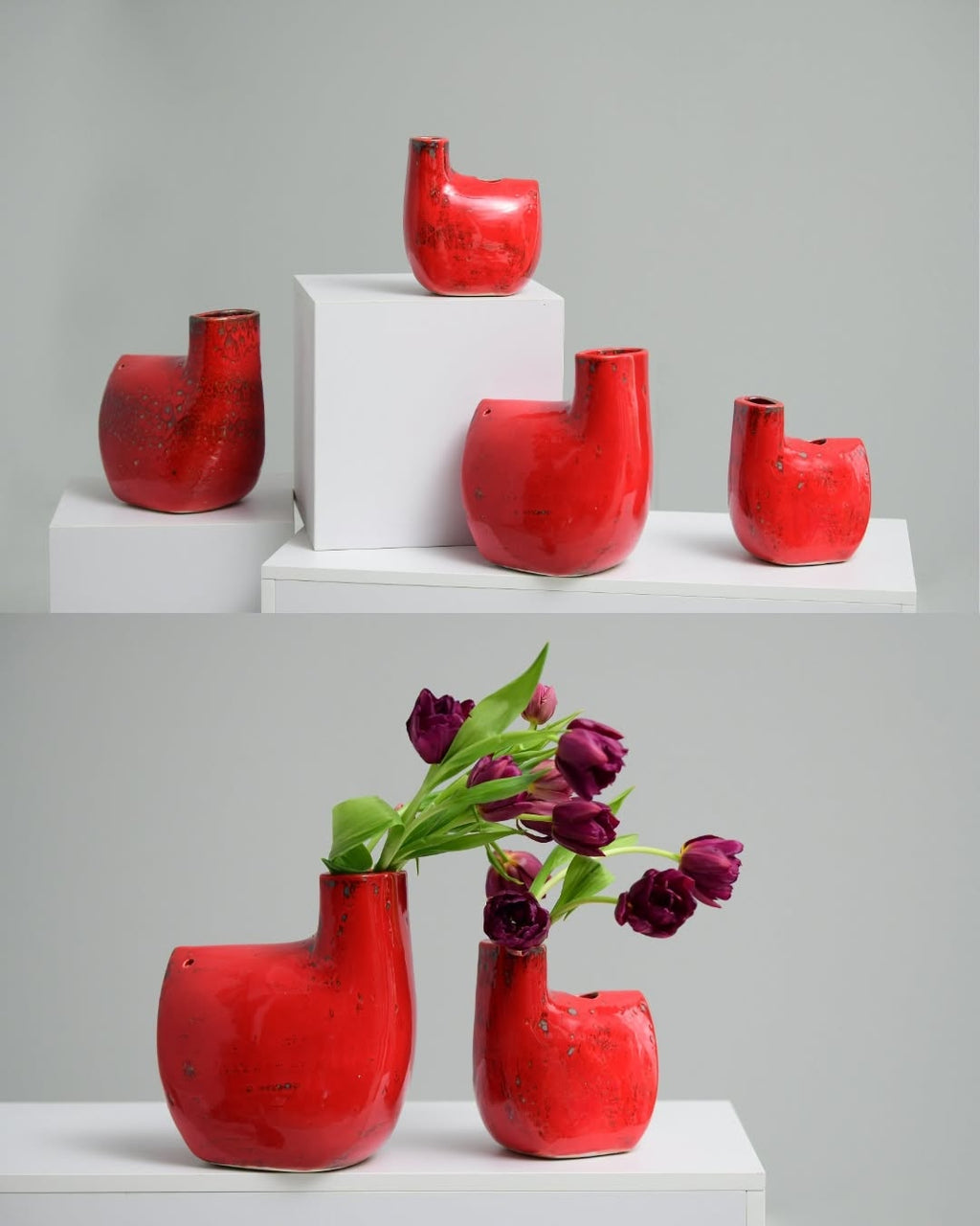 “Nga Nga” – Sculptural Bát Tràng Ceramic Vase