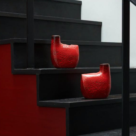 “Nga Nga” – Sculptural Bát Tràng Ceramic Vase