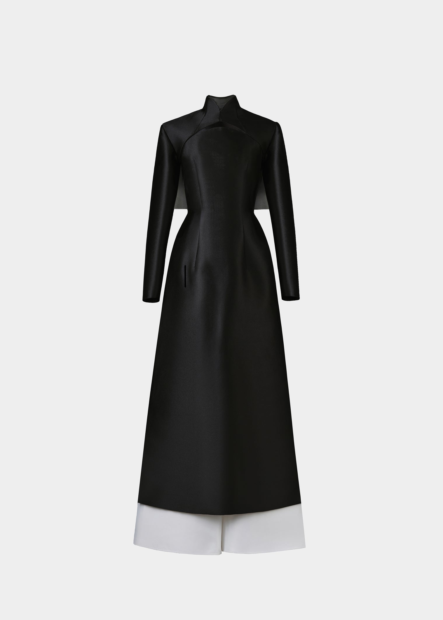 Nguyệt Ao Dai Set - Premium Taffeta in Black - Premium Keira Tong fashion at L'Orient Haus luxury boutique