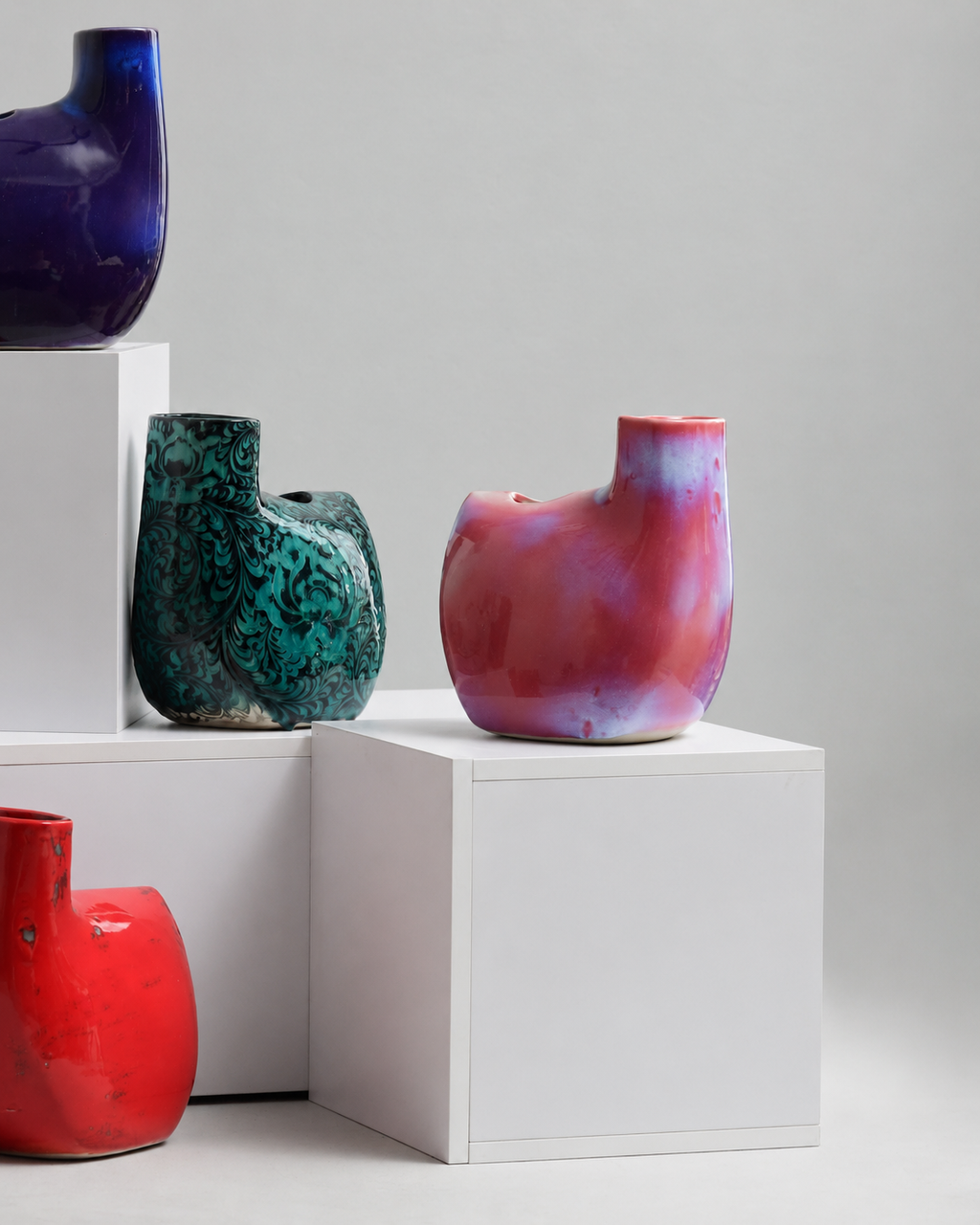 “Nga Nga” – Sculptural Bát Tràng Ceramic Vase
