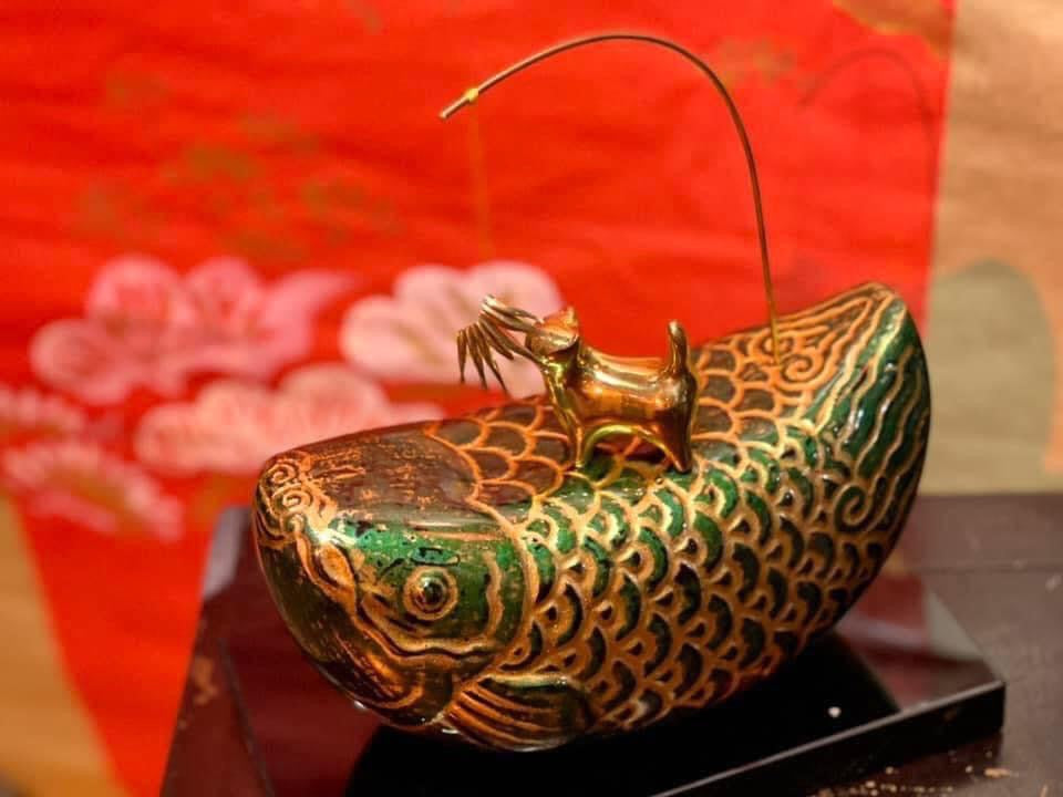 Feng Shui Lacquer Arowana