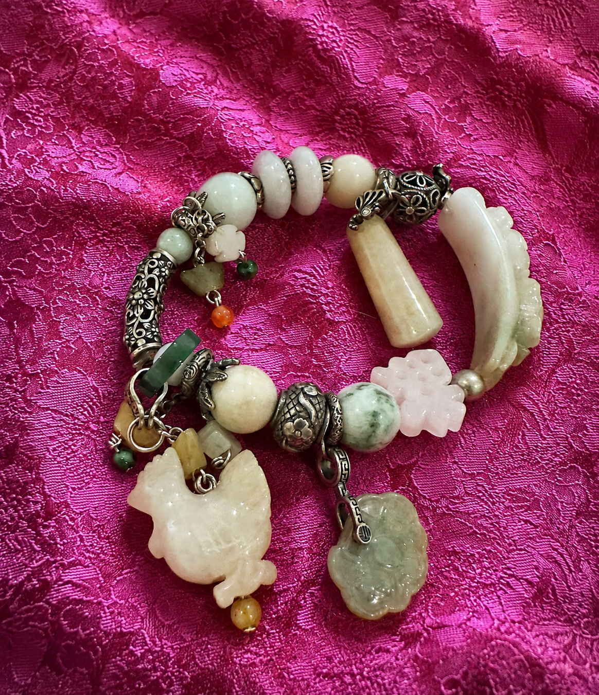 "Phúc Yên" – One-of-a-Kind Feng Shui Talisman Bracelet