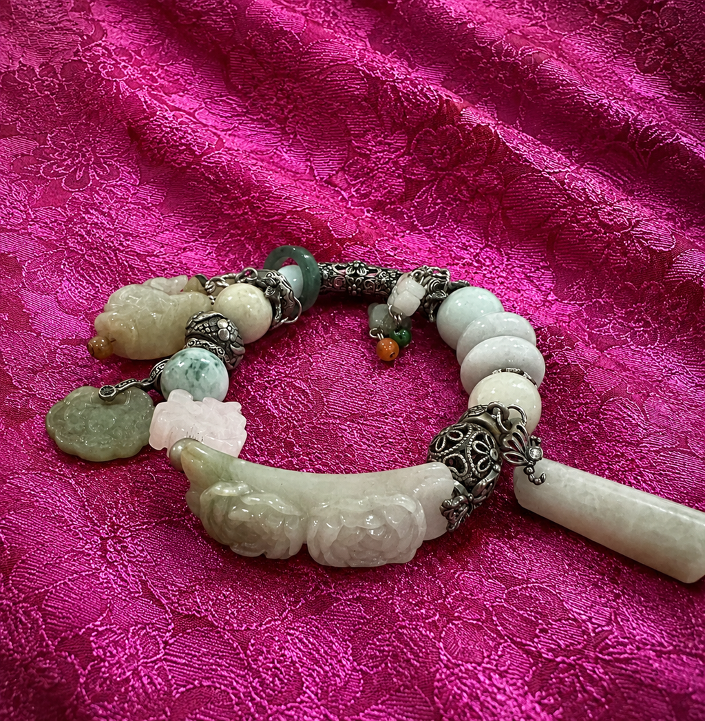"Phúc Yên" – One-of-a-Kind Feng Shui Talisman Bracelet