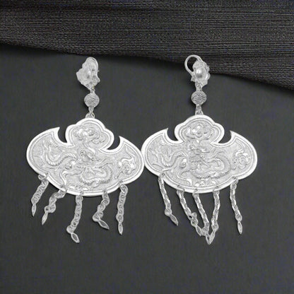 "Vân Long" Earrings – The Imperial Dragon’s Whisper