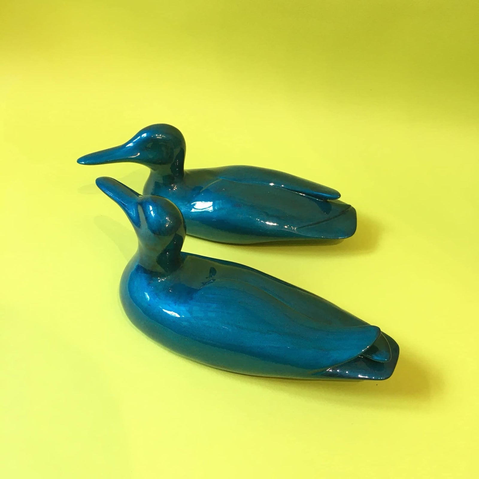 Lacquer Duck Pair – A Symbol of Harmony by Lam Phong Ceramics - flat lay display by Lam Phong Pottery