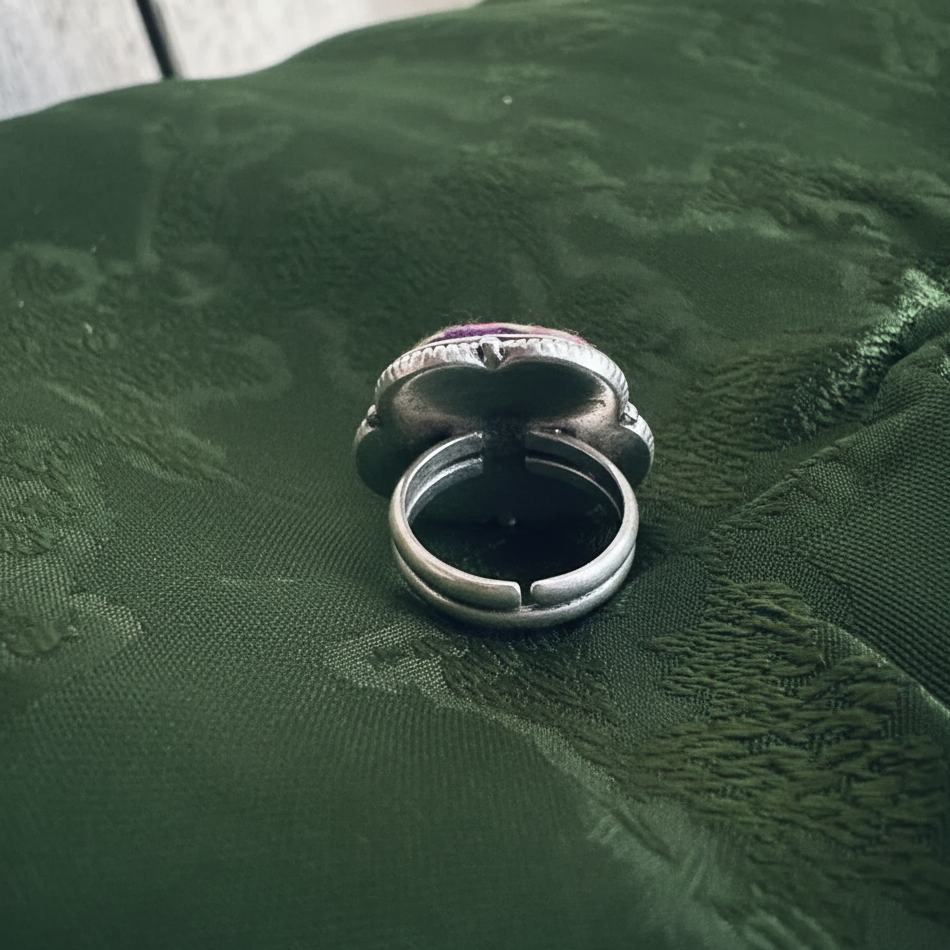 Petals Vietnamese artisan ring side view